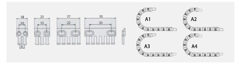 18系列可選配的接頭要裝方式 18系列可選配的接頭要裝方式